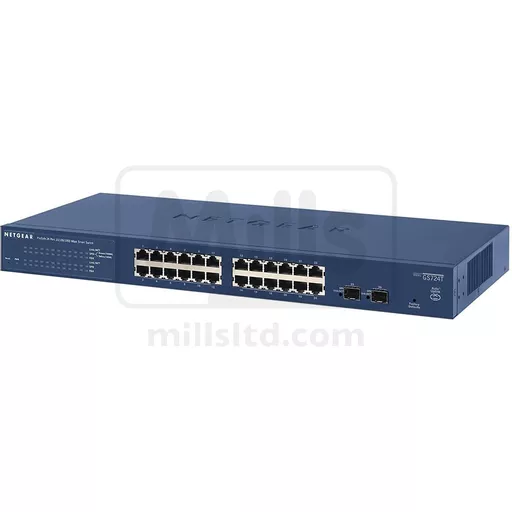 Netgear GS724Tv4 24-Port Gigabit Ethernet Smart Switch with 2 Dedicated SFP Ports