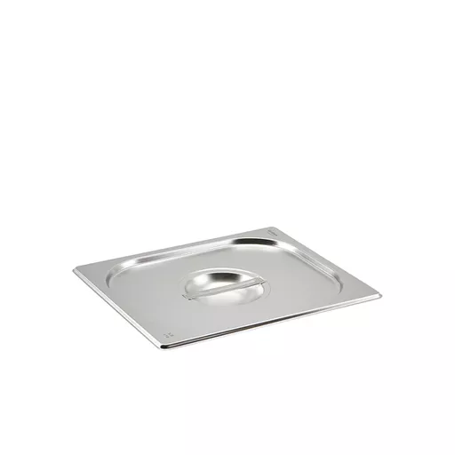 1/2 GN PAN LID STAINLESS STEEL