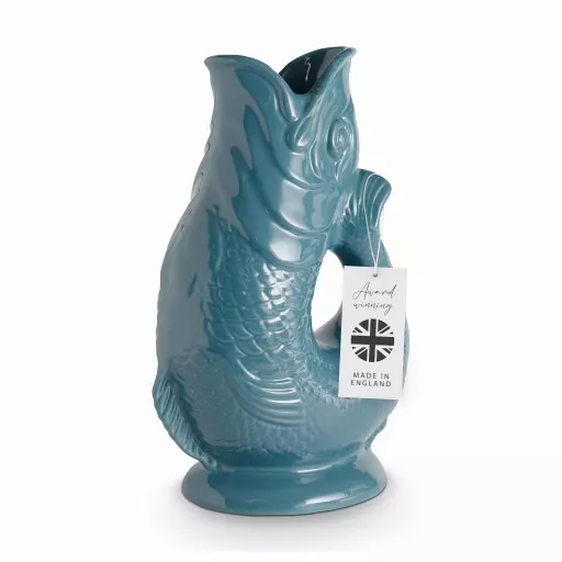 The Wade Fish Jug in Agave 0.6 Litre