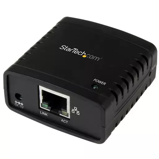 StarTech.com 10/100Mbps Ethernet to USB 2.0 Network LPR Print Server