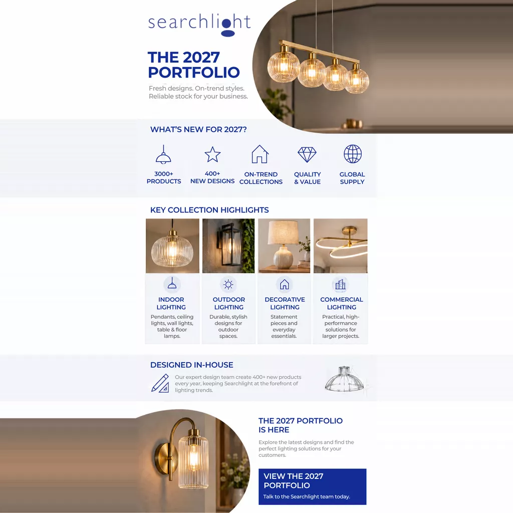 Searchlight 2027 Portfolio Infographic