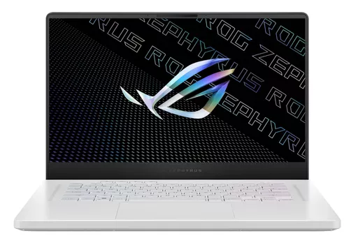 ASUS ROG Zephyrus G15 GA503RW-LN031W notebook 6900HS 39.6 cm (15.6") Wide Quad HD AMD Ryzen™ 9 16 GB DDR5-SDRAM 1000 GB SSD NVIDIA GeForce RTX 3070 Ti Wi-Fi 6E (802.11ax) Windows 11 Home White