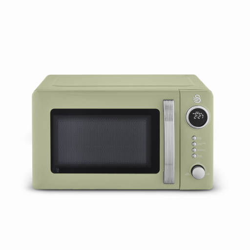 Swan Green Retro 20L 800W Microwave