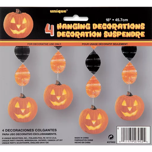 Pumpkin Glow Hanging Decorations