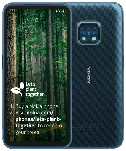 Nokia X XR20 6.67 Inch Android UK SIM Free Smartphone with 5G Connectivity - 4 GB RAM and 64 GB Storage (Dual SIM) - Ultra Blue