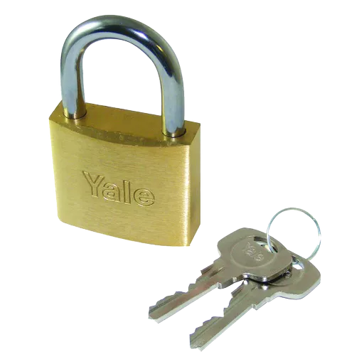 YALE 750 Brass Open Shackle Padlock