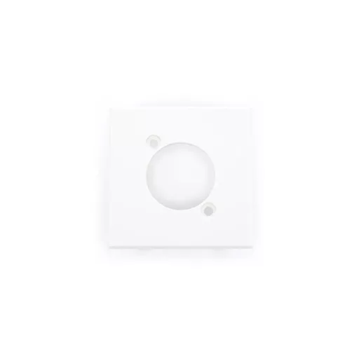 D Series (Cut-out) Euro Module, White