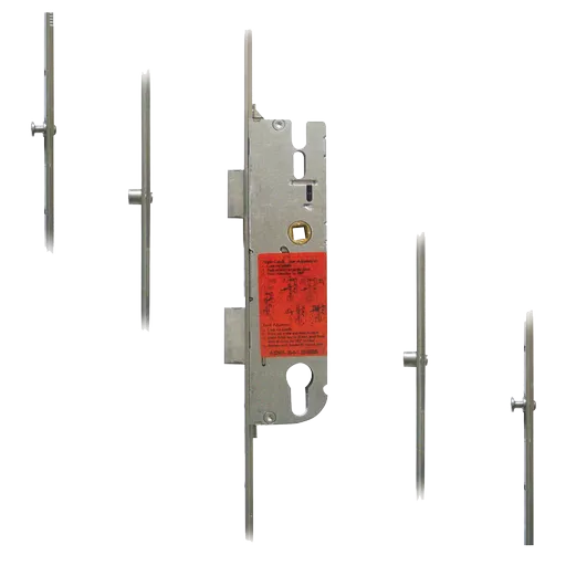 GU Secury Europa Lever Operated Latch & Deadbolt Split Spindle - 2 Roller & 2 Mushrooms