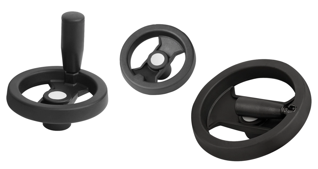 K0725 Inch - 2 Spoke Handwheels In Plastic