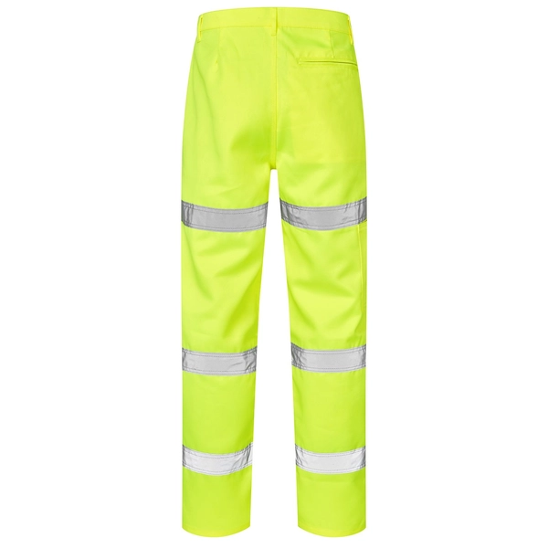 Picture of Supertouch Hi Vis 3 Band Polycotton Trousers