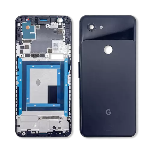 Back Housing (Just Black) (CERTIFIED) - For Google Pixel 3a