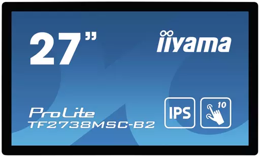 iiyama ProLite TF2738MSC-B2 computer monitor 68.6 cm (27") 1920 x 1080 pixels Full HD LED Touchscreen Multi-user Black