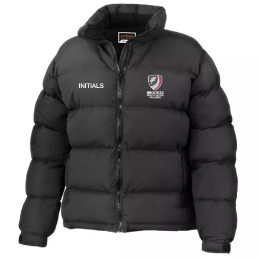 OxfordBrookesUniversity_SportandActiveWellnessLeisurewear_WomensPuffaJacket_Black_Front.png