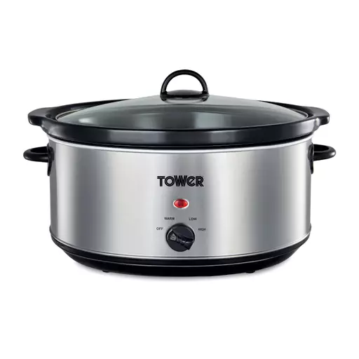6.5 Litre Stainless Steel Slow Cooker