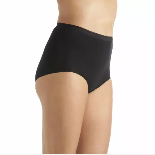 La Marquise COMFORT BRIEF  Black  (pk of 3 )