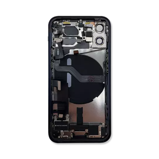 Back Housing With Internal Parts (RECLAIMED) (Grade C) (Black) (No CE Mark) - For iPhone 12 Mini