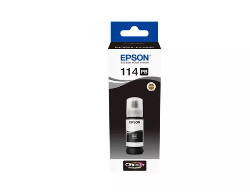 Epson C13T07B140/114 Ink bottle foto black, 6.7K pages 2300 Photos 70ml for Epson ET-8500