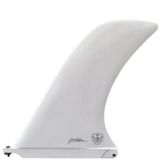 Flying Diamonds C J Nelson Noserider Single Fin 10.5" - White