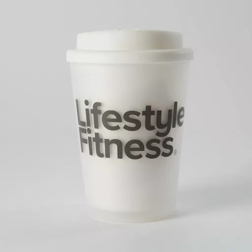 Lifestyles Fitness White Coffee Cup