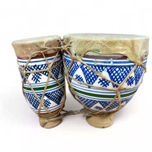 Moroccan Ceramic Drums