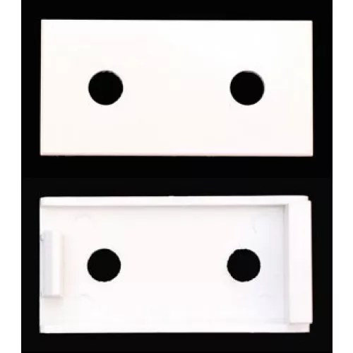 2 x 6.3mm Hole (Cut-out) Euro Module