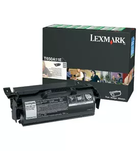 Lexmark T650A11E Toner cartridge black return program, 7K pages ISO/IEC 19752 for Lexmark T 650/654