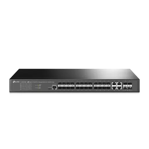 TP-Link JetStream 24-Port SFP L2+ Managed Switch with 4 10GE SFP+ Slots