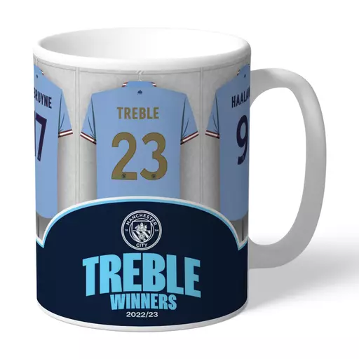 Manchester City FC Treble 2023 Dressing Room Mug