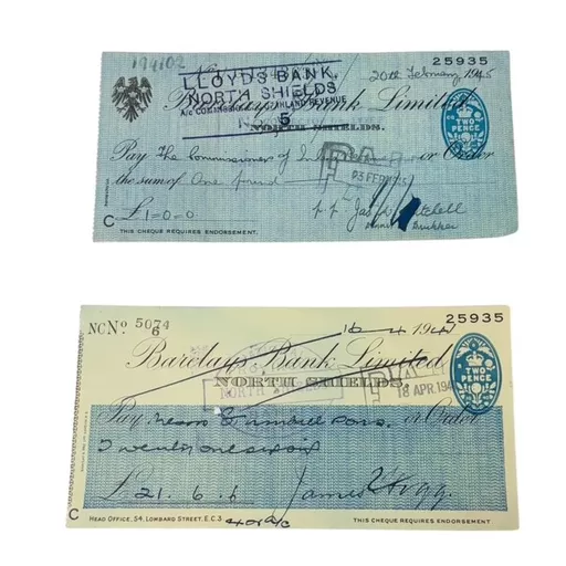 WW 2 Era Cheques 2.jpg