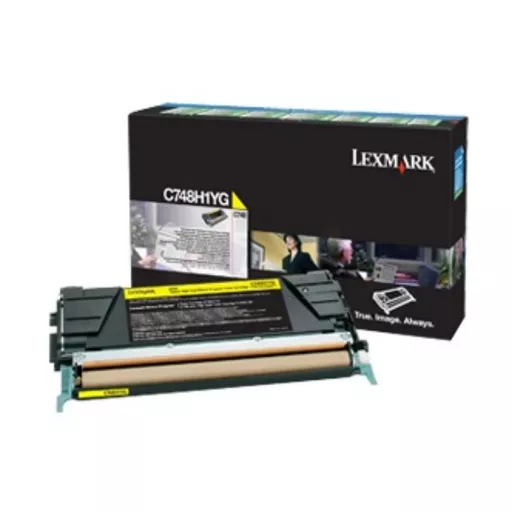 Lexmark C748H3YG Toner cartridge yellow Project, 10K pages ISO/IEC 19798 for Lexmark C 748
