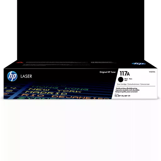 HP W2070A/117A Toner-kit black, 1K pages ISO/IEC 19798 for HP Color Laser 150