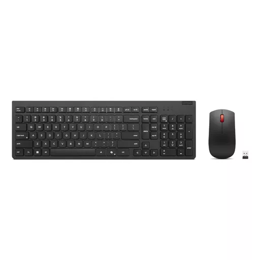 Lenovo 4X31R64490 keyboard Mouse included Office RF Wireless QWERTY UK English Black