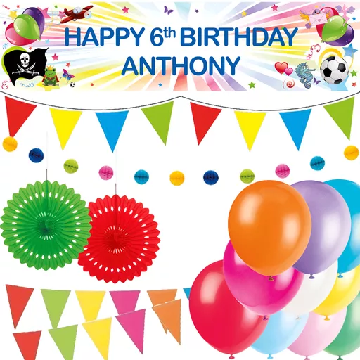 Personalised Party At Home Kit - Starburst Kids