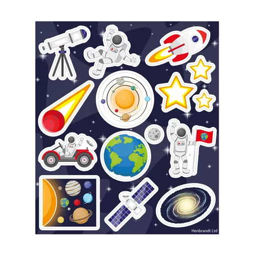 Space Stickers - Box of 120
