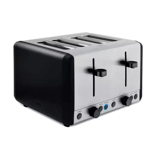 Sera 4 Slice Toaster With Smoked Chrome Trim