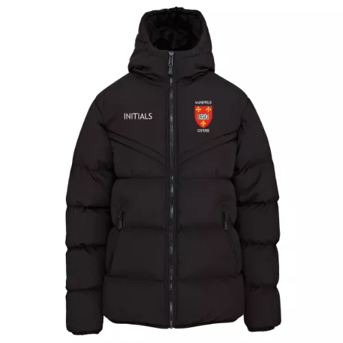 Mansfield College Chevron Puffer Jacket