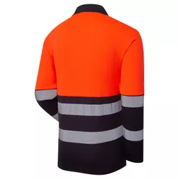 ess600-essentials-hi-vis-eco-coolair-long-sleeve-polo-orange-navy-back.png