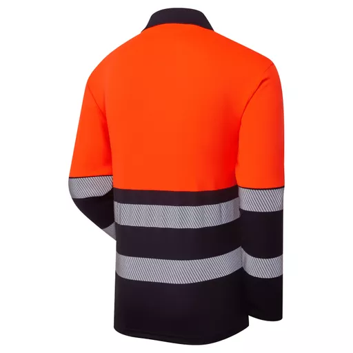ess600-essentials-hi-vis-eco-coolair-long-sleeve-polo-orange-navy-back.png