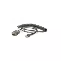Zebra CBA-R71-C09ZAR serial cable Black 2.8 m RS232 DB9