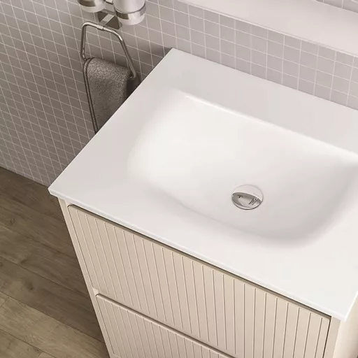 Universal 600mm Basin with No Tap Holes