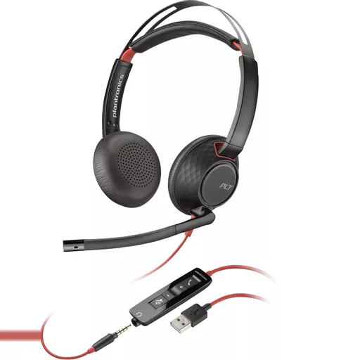 POLY Blackwire 5220 Stereo USB-A Headset (Bulk)