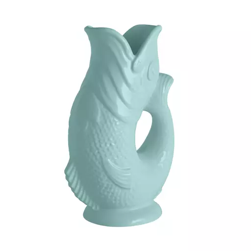 The Wade Fish Jug in Eau De Nil 0.6 Litre