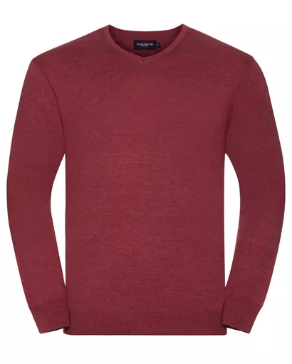 Men's V-Neck Knitted Pullover