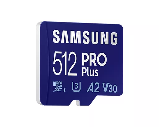 Samsung PRO Plus 512 GB MicroSDXC UHS-I Class 10