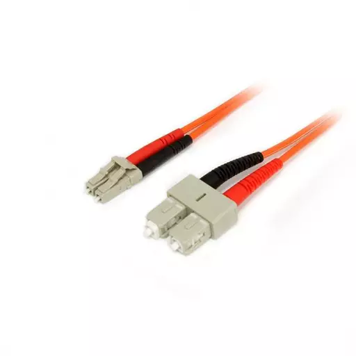 StarTech.com Fiber Optic Cable - Multimode Duplex 50/125 - LSZH - LC/SC - 1 m