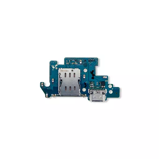 Charging Port Board Flex (Service Pack) With SIM Reader - For Galaxy A80 (A805)