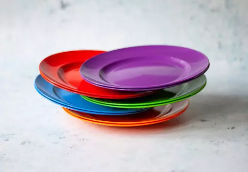 Rainbow Plates (Pk 10)