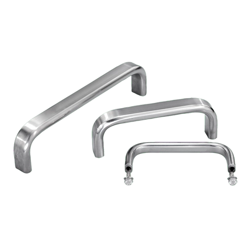 K0208 - Hygienic 316 Stainless Steel Oval Handles