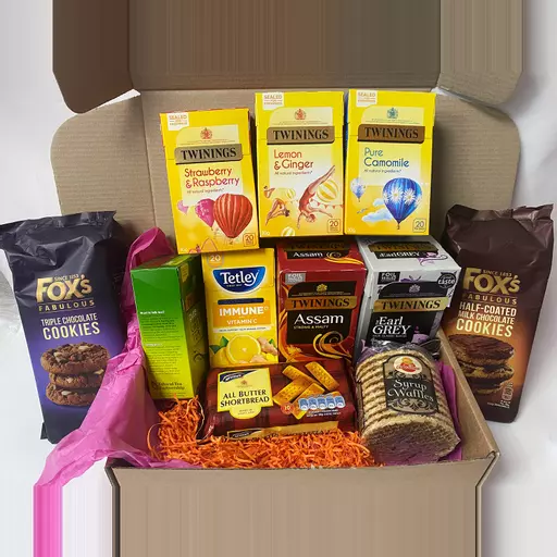 Personalised Mother's Day Tea Hamper with a Personalised Mug - Add Photo/Text