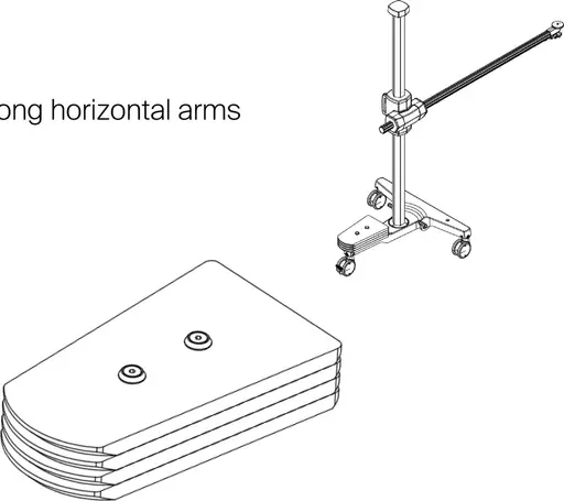 Foba Additional weights for base 1000 for long horizontal arms